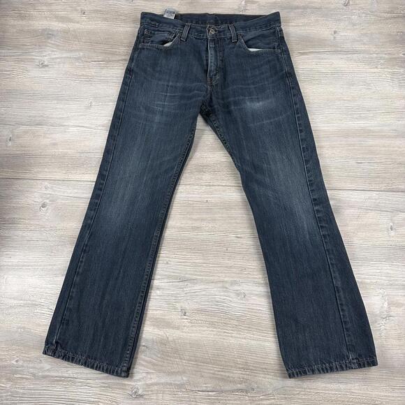 Levi's Other - Levis 527 Jeans Mens 32x30 Dark Wash Whiskered Relaxed Bootcut Red Tab Modern